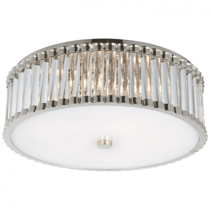 Visual Comfort Signature Kean Flush Mount Polished Nickel