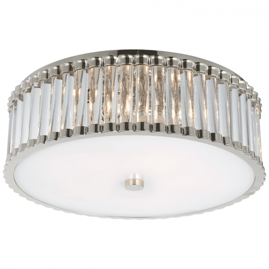 Visual Comfort Signature Kean Flush Mount Polished Nickel