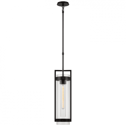 Visual Comfort Signature Kears Medium Hanging Lantern Aged Iron