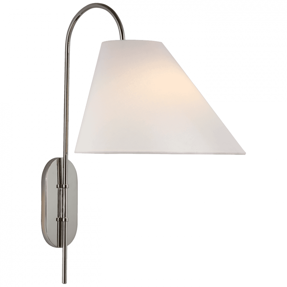Visual Comfort Signature Kinsley Large Articulating Wall Light Polished Nickel