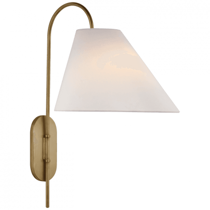 Visual Comfort Signature Kinsley Large Articulating Wall Light Soft Brass
