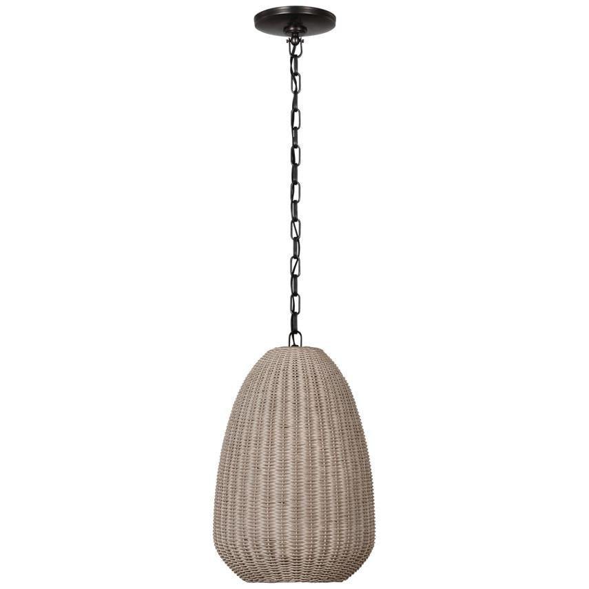 Visual Comfort & Co. Signature Collection Kokomo 12" Pendant, Visual Comfort & Co. Signature Collection CHC 5645BZ-ASW N1Y49