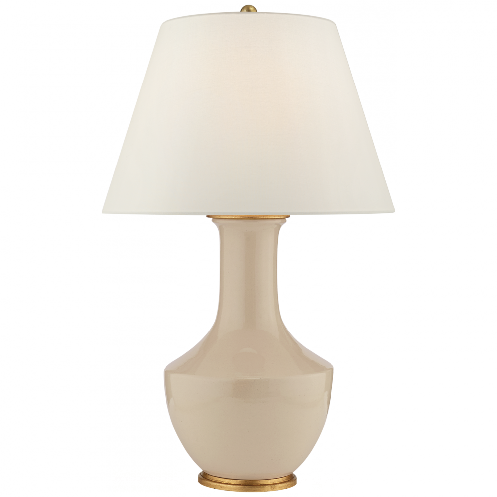 Visual Comfort Signature Lambay Table Lamp Coconut Porcelain