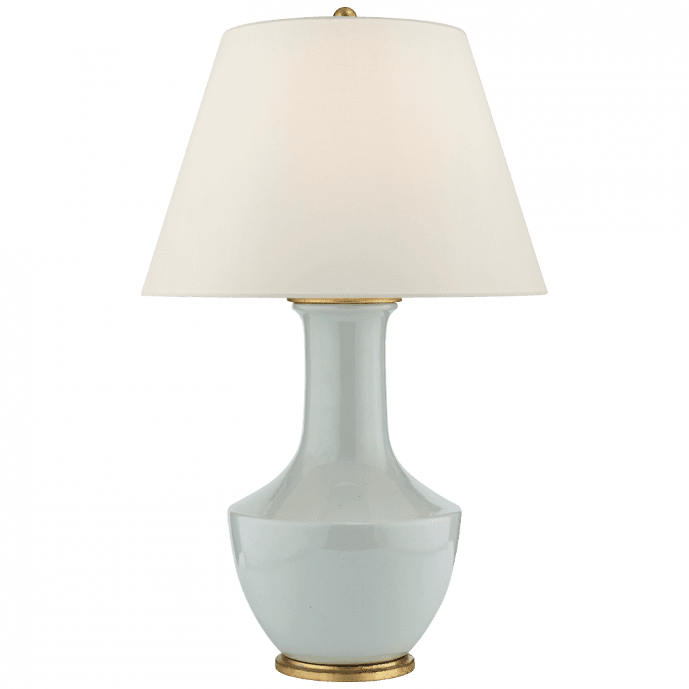 Visual Comfort Signature Lambay Table Lamp Ice Blue Porcelain