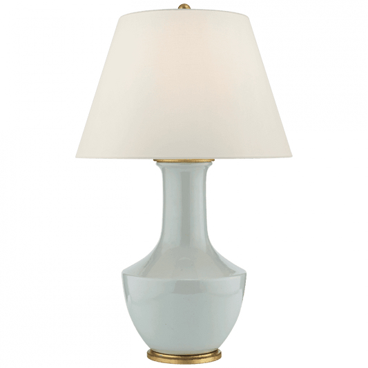 Visual Comfort Signature Lambay Table Lamp Ice Blue Porcelain