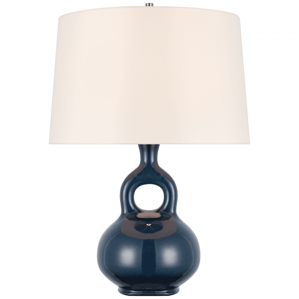 Visual Comfort Signature Lamu Large Table Lamp Mixed Blue Brown
