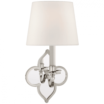 Visual Comfort Signature Lana Single Sconce Polished Nickel