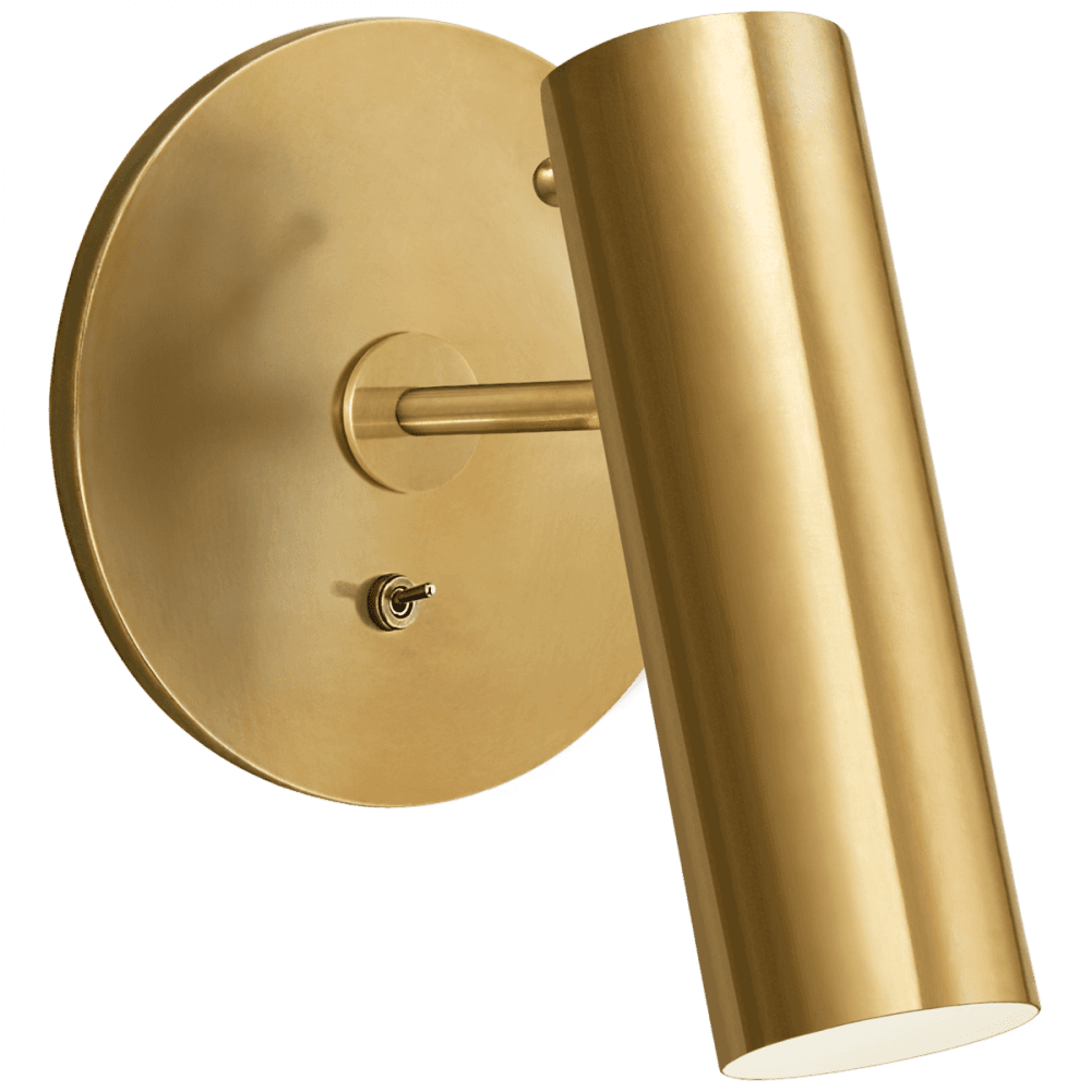 Visual Comfort Signature Lancelot Wall Sconce Hand-Rubbed Antique Brass