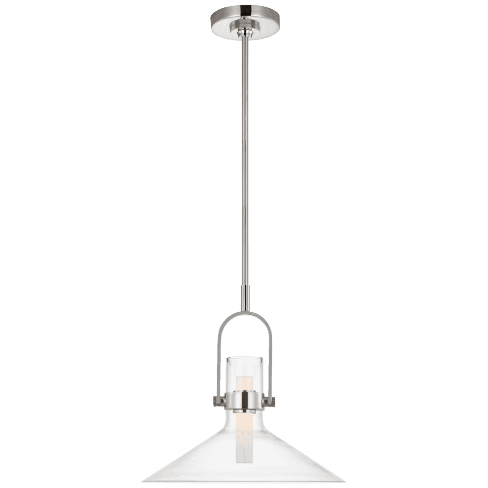 Visual Comfort Signature Larkin 13 Polished Nickel