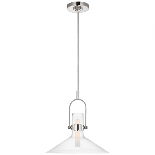 Visual Comfort Signature Larkin 13 Polished Nickel