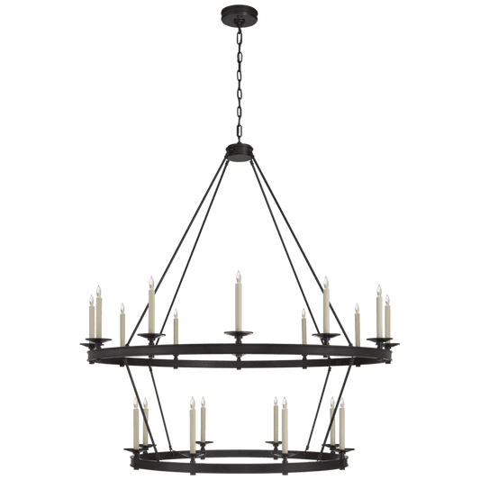 Visual Comfort Signature Launceton Chandelier Bronze