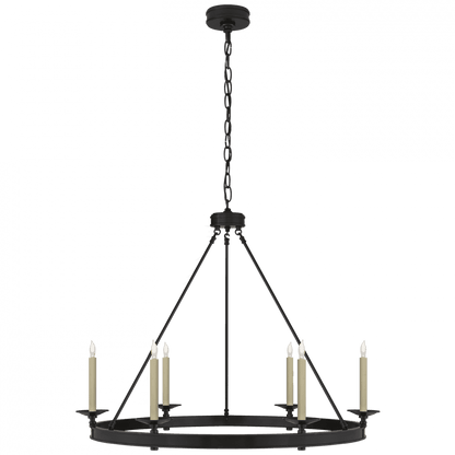 Visual Comfort Signature Launceton Chandelier Bronze