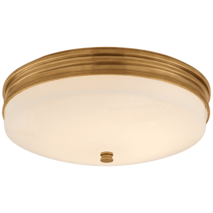 Visual Comfort Signature Launceton Flush Mount Antique-Burnished Brass