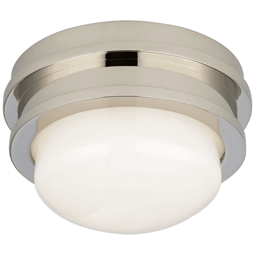 Visual Comfort Signature Launceton Flush Mount Polished Nickel
