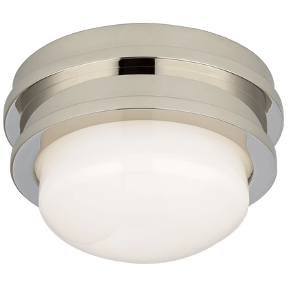 Visual Comfort Signature Launceton Flush Mount Polished Nickel