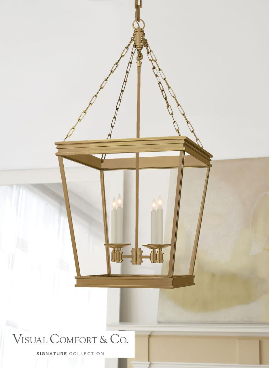 Visual Comfort Signature Launceton Lantern Pendant Bronze