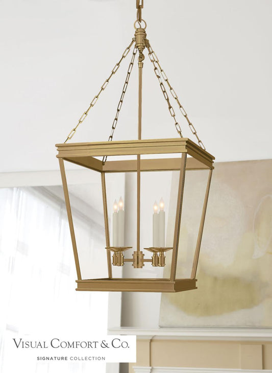 Visual Comfort Signature Launceton Lantern Pendant Bronze