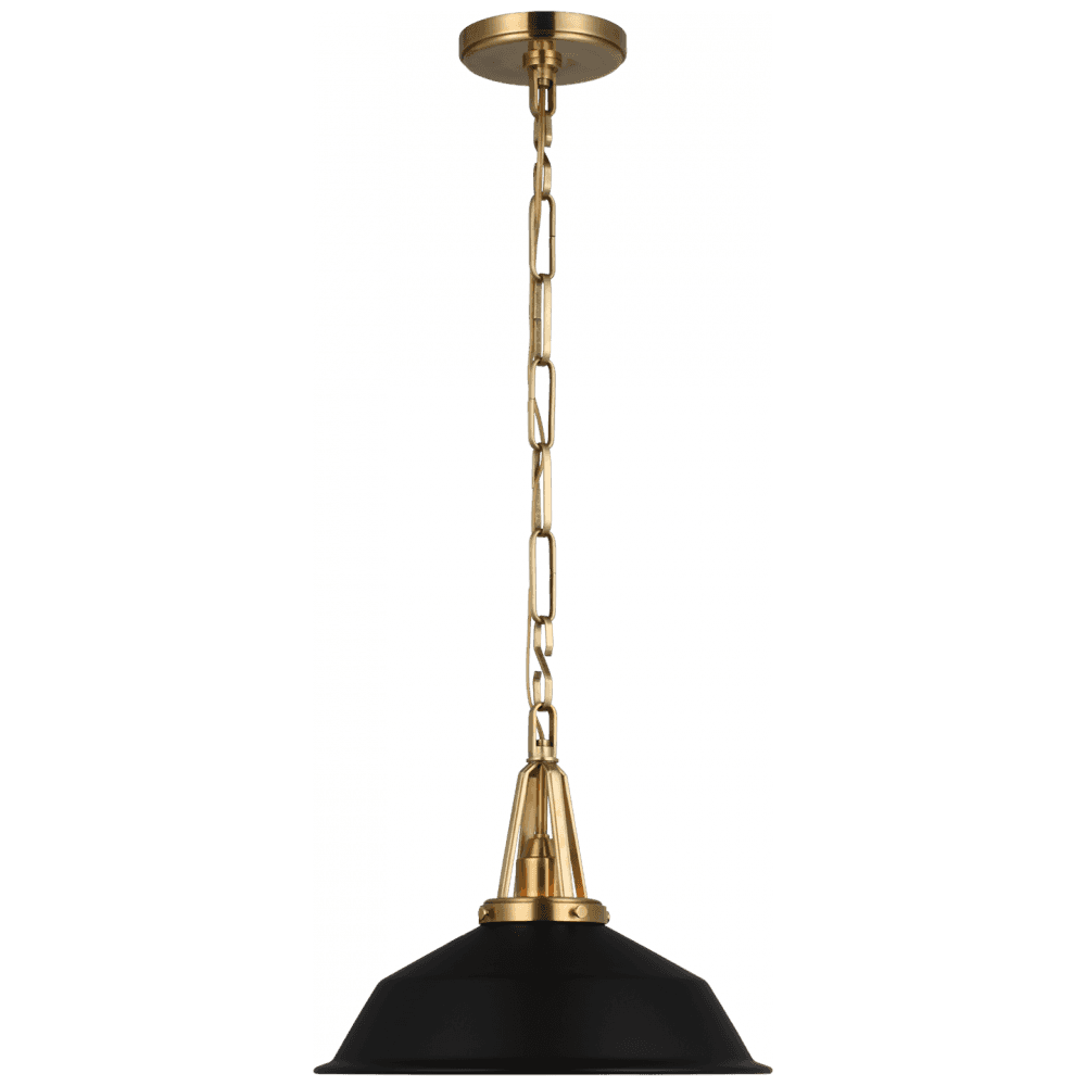 Visual Comfort Signature Layton Pendant Antique-Burnished Brass