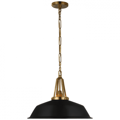 Visual Comfort Signature Layton Pendant Antique-Burnished Brass