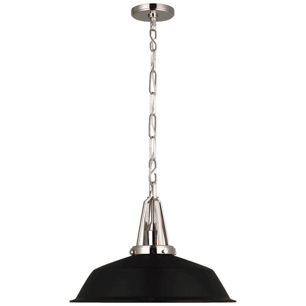 Visual Comfort Signature Layton Pendant Polished Nickel
