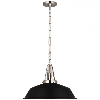 Visual Comfort Signature Layton Pendant Polished Nickel