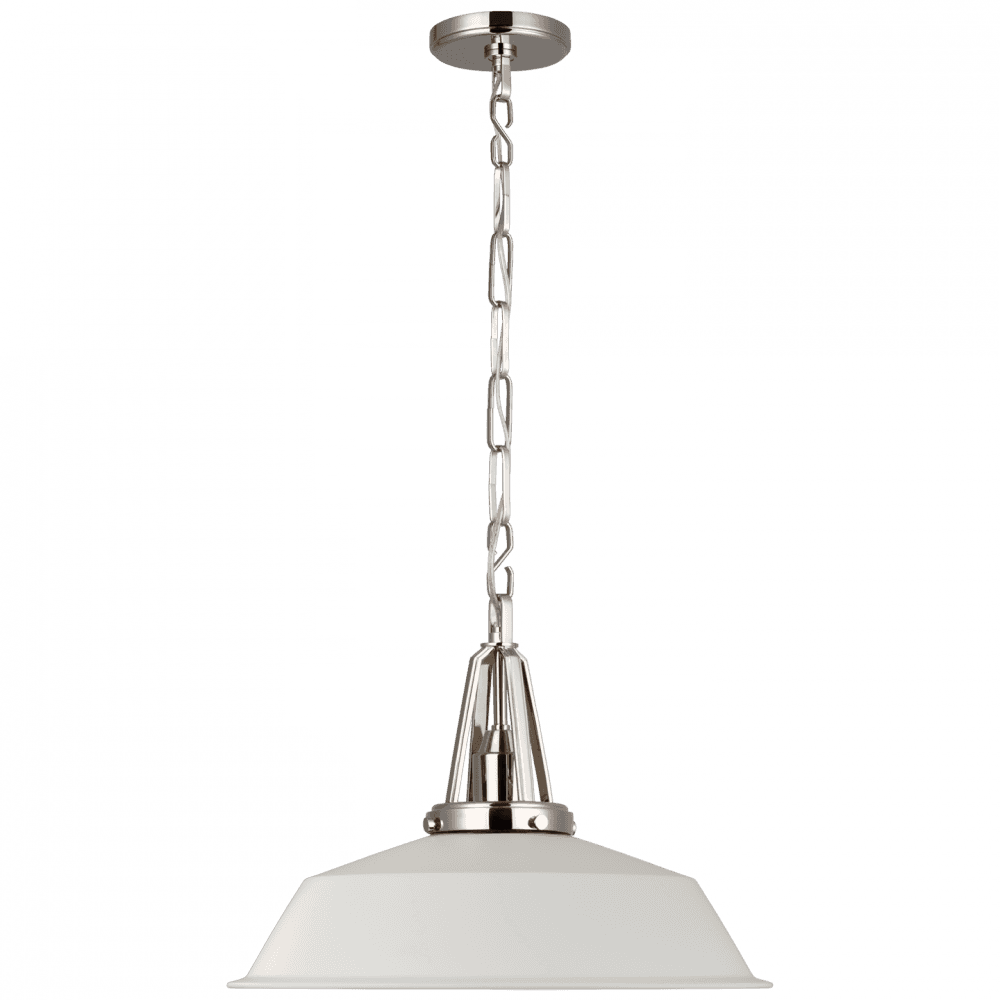 Visual Comfort Signature Layton Pendant Polished Nickel
