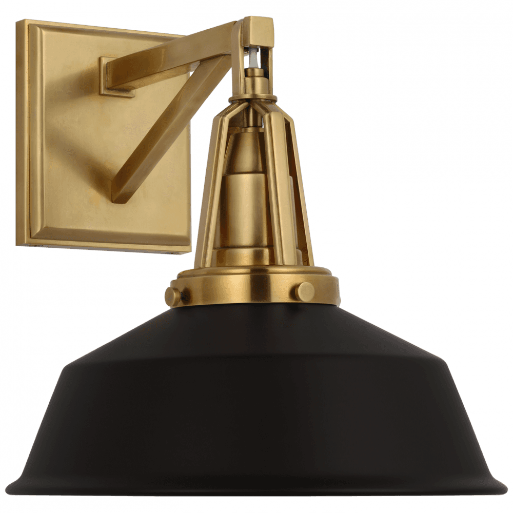 Visual Comfort Signature Layton Wall Sconce Antique-Burnished Brass