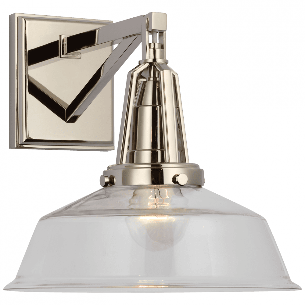 Visual Comfort Signature Layton Wall Sconce Polished Nickel