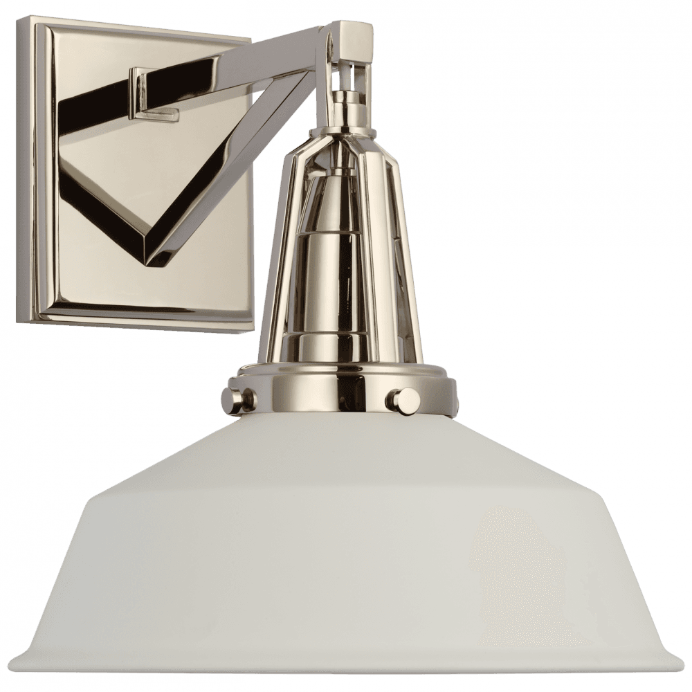 Visual Comfort Signature Layton Wall Sconce Polished Nickel