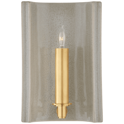 Visual Comfort Signature Leeds Wall Sconce Shellish Gray