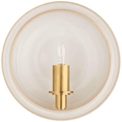 Visual Comfort Signature Leeds Wall Sconce Ivory