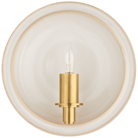 Visual Comfort Signature Leeds Wall Sconce Ivory