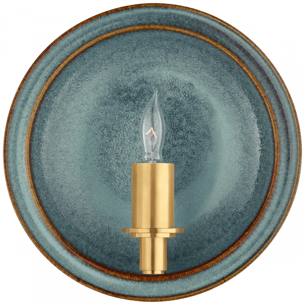 Visual Comfort Signature Leeds Wall Sconce Oslo Blue