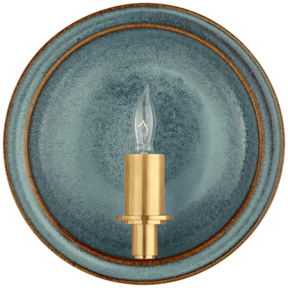 Visual Comfort Signature Leeds Wall Sconce Oslo Blue