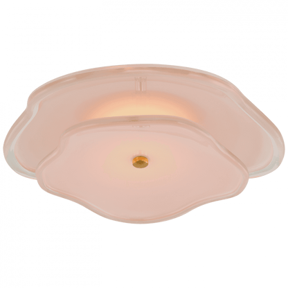 Visual Comfort Signature Leighton Layered Flush Mount Soft Brass