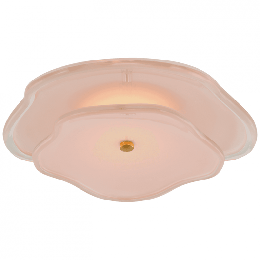 Visual Comfort Signature Leighton Layered Flush Mount Soft Brass