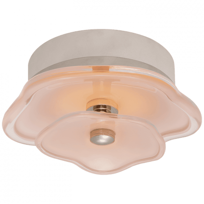 Visual Comfort Signature Leighton Layered Flush Mount Polished Nickel