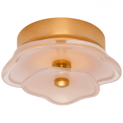 Visual Comfort Signature Leighton Layered Flush Mount Soft Brass