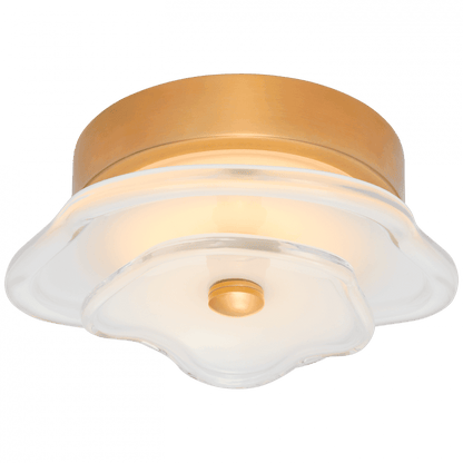 Visual Comfort Signature Leighton Layered Flush Mount Soft Brass