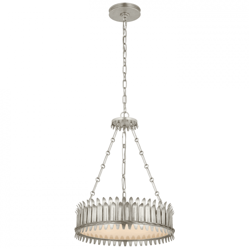 Visual Comfort Signature Leslie 18 Burnished Silver Leaf