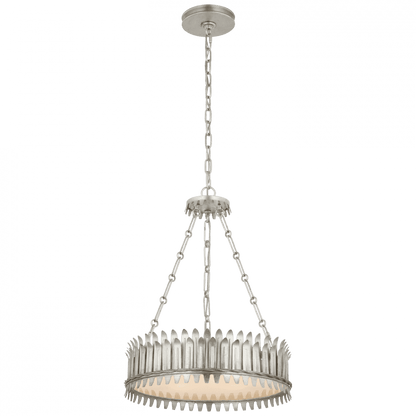 Visual Comfort Signature Leslie 18 Burnished Silver Leaf
