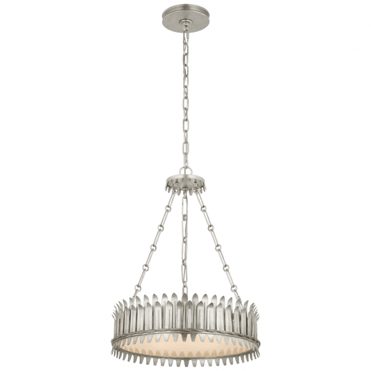 Visual Comfort Signature Leslie 18 Burnished Silver Leaf