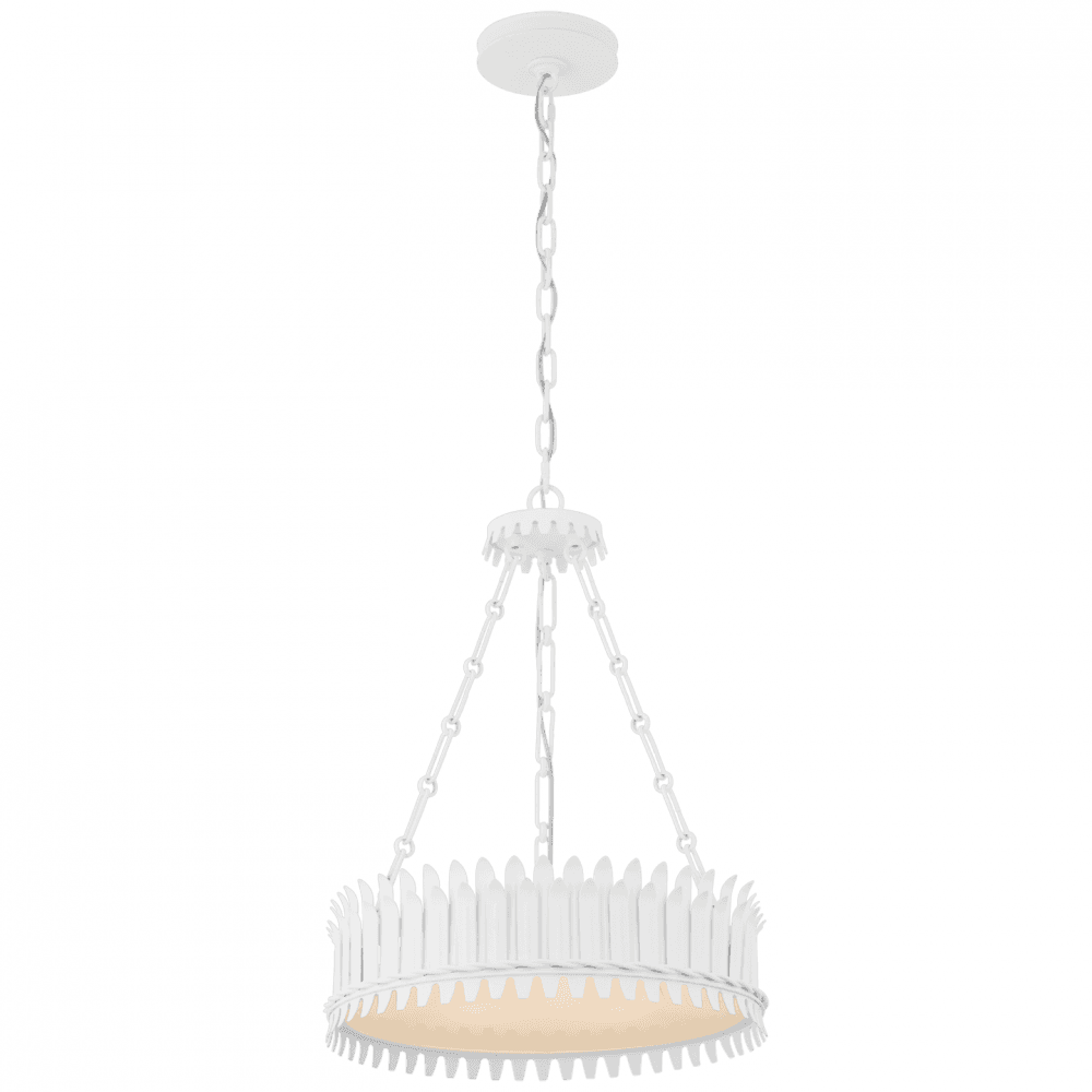 Visual Comfort Signature Leslie 18 Plaster White
