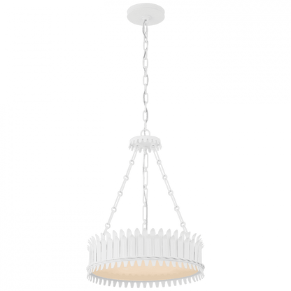 Visual Comfort Signature Leslie 18 Plaster White