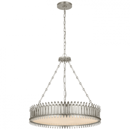 Visual Comfort Signature Leslie 27 Burnished Silver Leaf