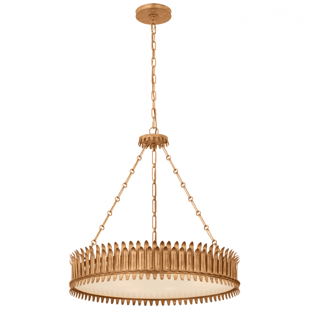 Visual Comfort Signature Leslie 27 Gilded Iron