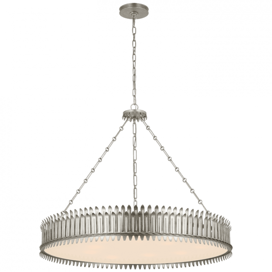 Visual Comfort Signature Leslie 37 Burnished Silver Leaf