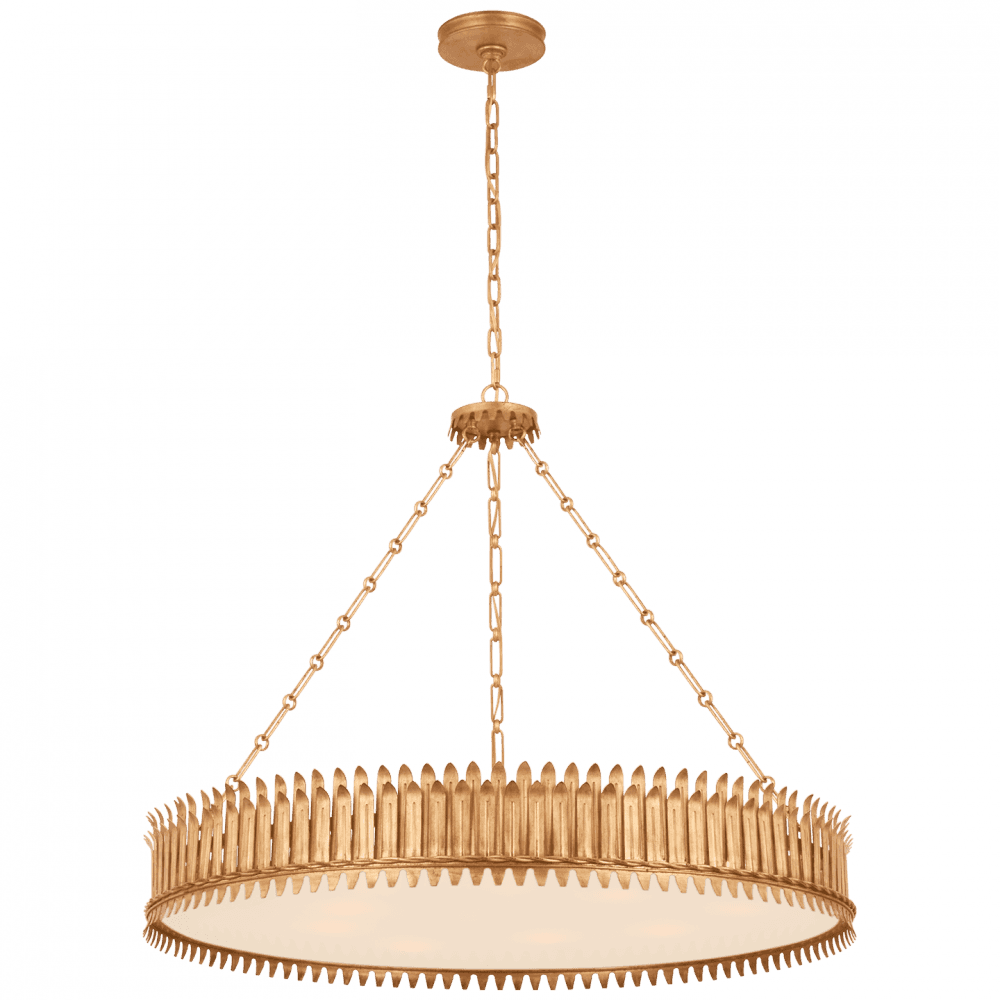 Visual Comfort Signature Leslie 37 Gilded Iron