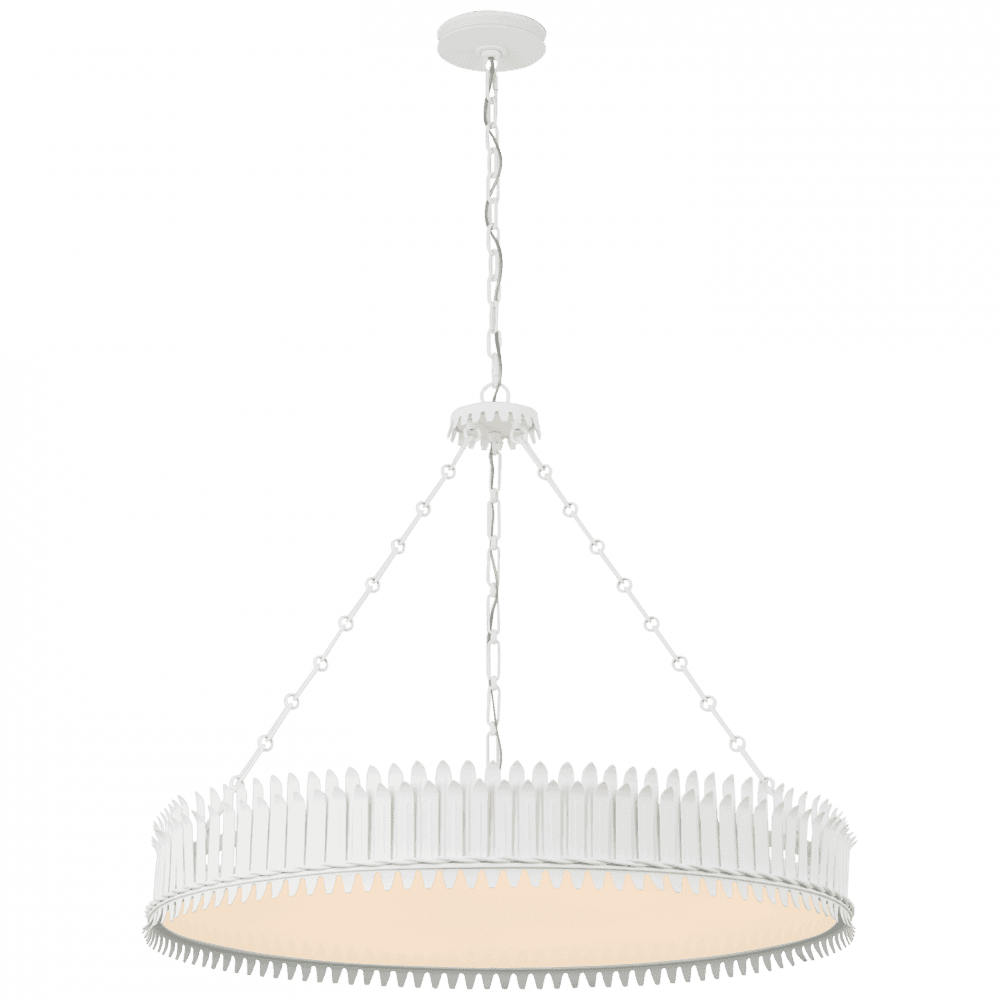 Visual Comfort Signature Leslie 37 Plaster White