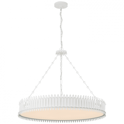 Visual Comfort Signature Leslie 37 Plaster White